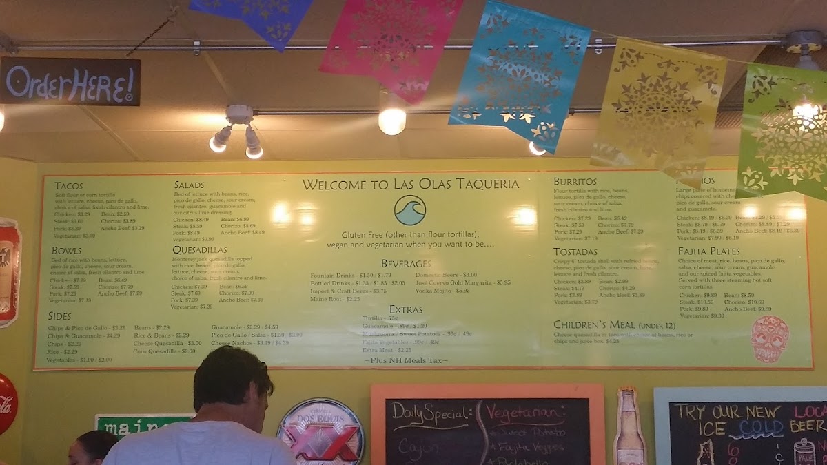 Las Olas Taqueria Menu - Image 3